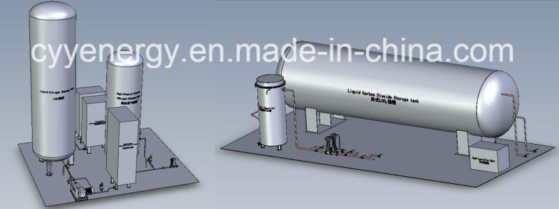 GB Srandard Low Pressure LNG Liquid Oxygen Nitrogen Argon CO2 Tank