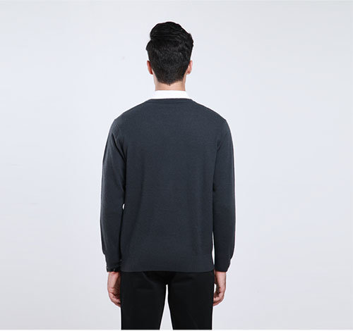 Yak Wool/Cashmere V Neck Pullover Long Sleeve Sweater/Clothing/Garment/Knitwear