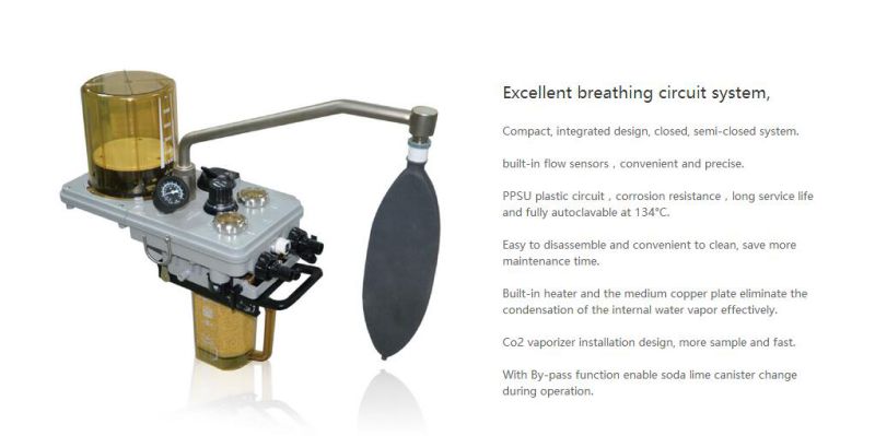 Touch Screen Anesthesia Machine with Ventilator Anesthesia with Ce (SC-AX500)