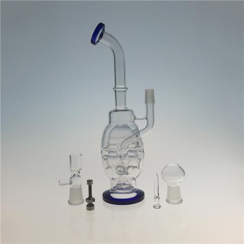 Mothership Feberge Egg Hookah Glass Water Pipes for Smoking (ES-GB-410)