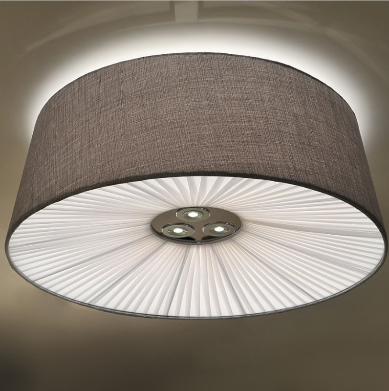 Simple Design Linen Shade Pendant Lamp L12105-H5 with Ce&RoHS Certificate