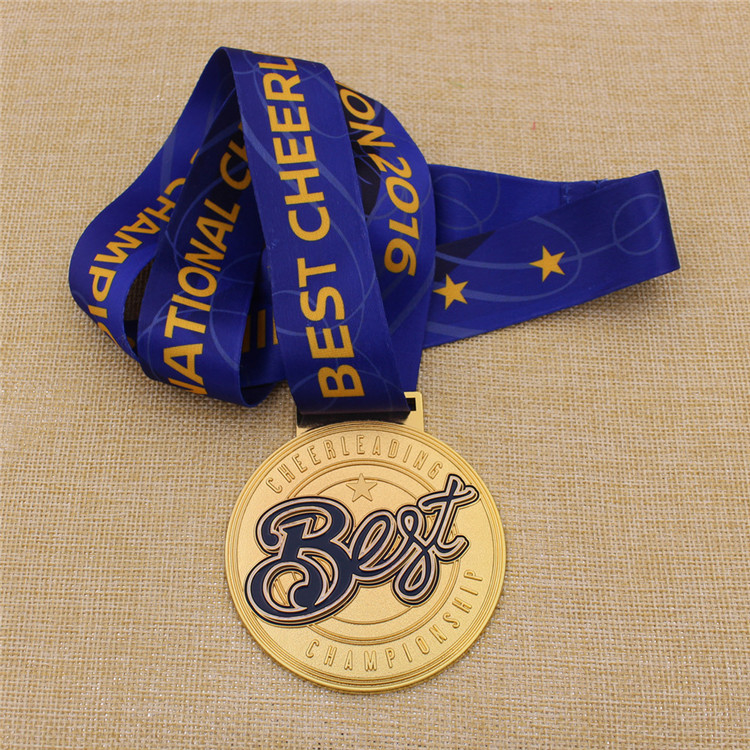 Custom Best Medal Championship Sports Medal with Ribbon