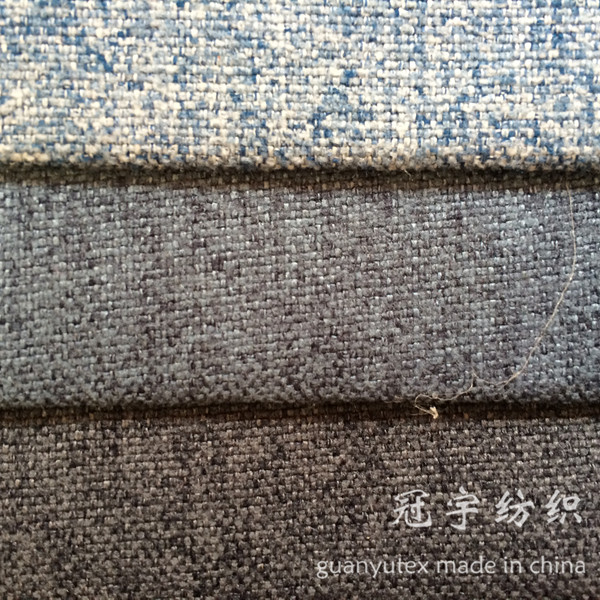 100% Polyester Home Textile Linen-Like Sofa Fabric