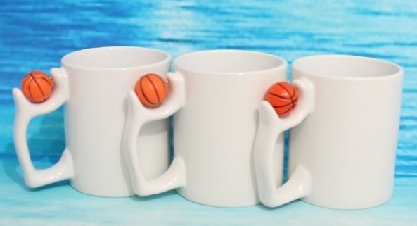 Cute Handle White Mug