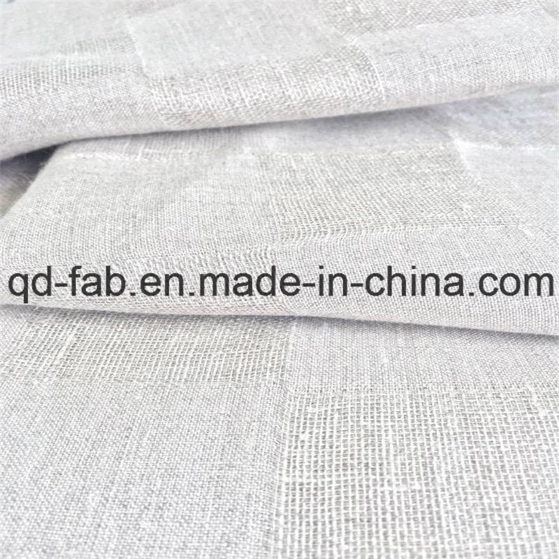 Yarn Dyed Jacquard Linen Fabric (QF16-2471)