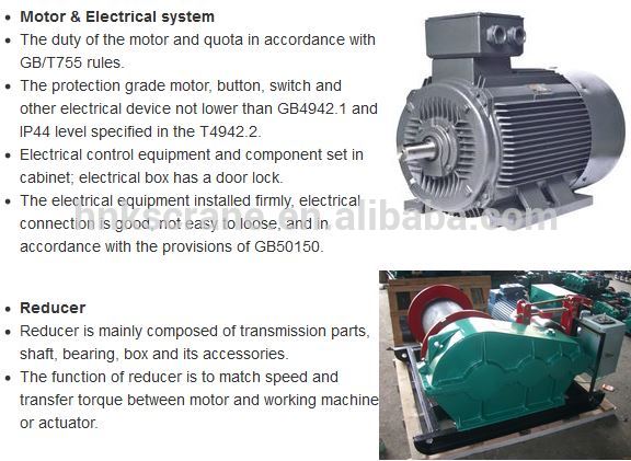 China Top Brand Elelctric Winches