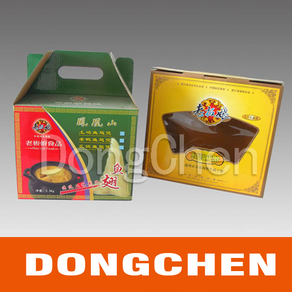 Recybled Corrugated Folding Shoe Package Box