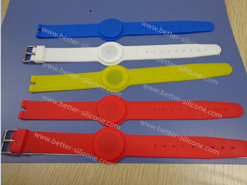 Access Control RFID Chip Silicone Wristband for Event