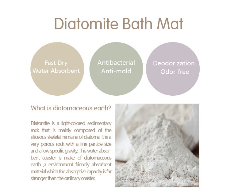 Diatomite Bath Mat Health