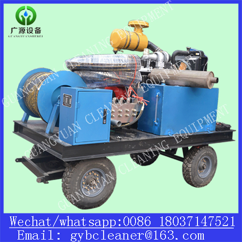 50-400mm Diesel Engine Sewer Drain Pipe Cleaning Machine