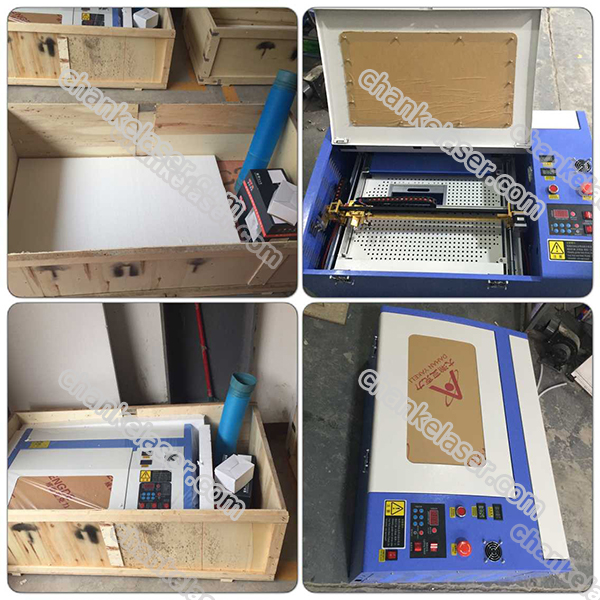 Ck400 40W Mini Laser Stamp Machine for Rubber Wood MDF Plywood Acrylic