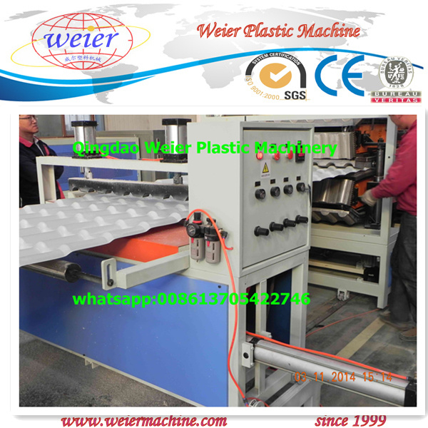 PVC Wave Roof Sheet/Corrugated Sheet Extrusion Machinery