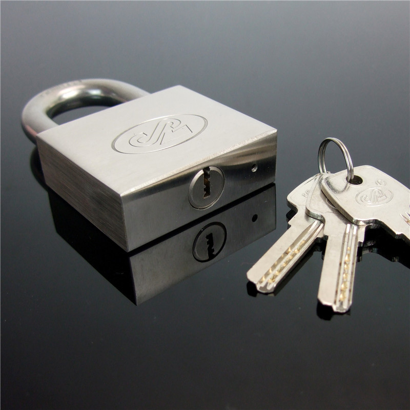 Square Type Stainless Steel Padlock with Computer Key