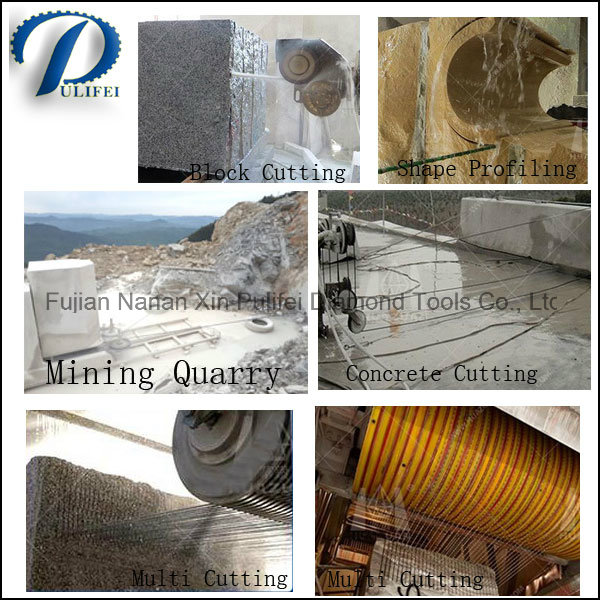 Granite Marble Sandstone Quarry Block Slab Cutting Diamond Wire Saw