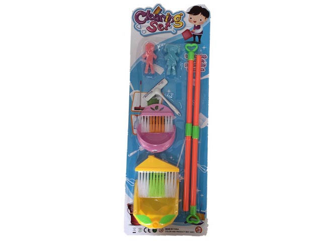 Plastic Toy of Cleaning Play Set