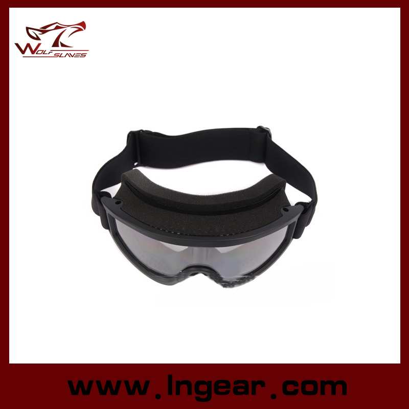 Airsoft X500 Swat Tactical Goggle Glasses for Helmet Goggles Black