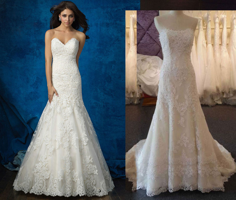 Fit and Flare Lace & Tulle Wedding Dress