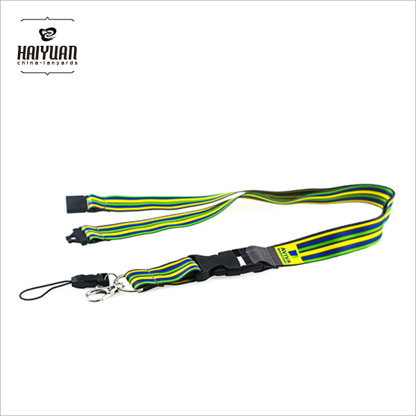 Phone String Full Colours Stripe Background Neck Strap Comfortable and Hard Wearing