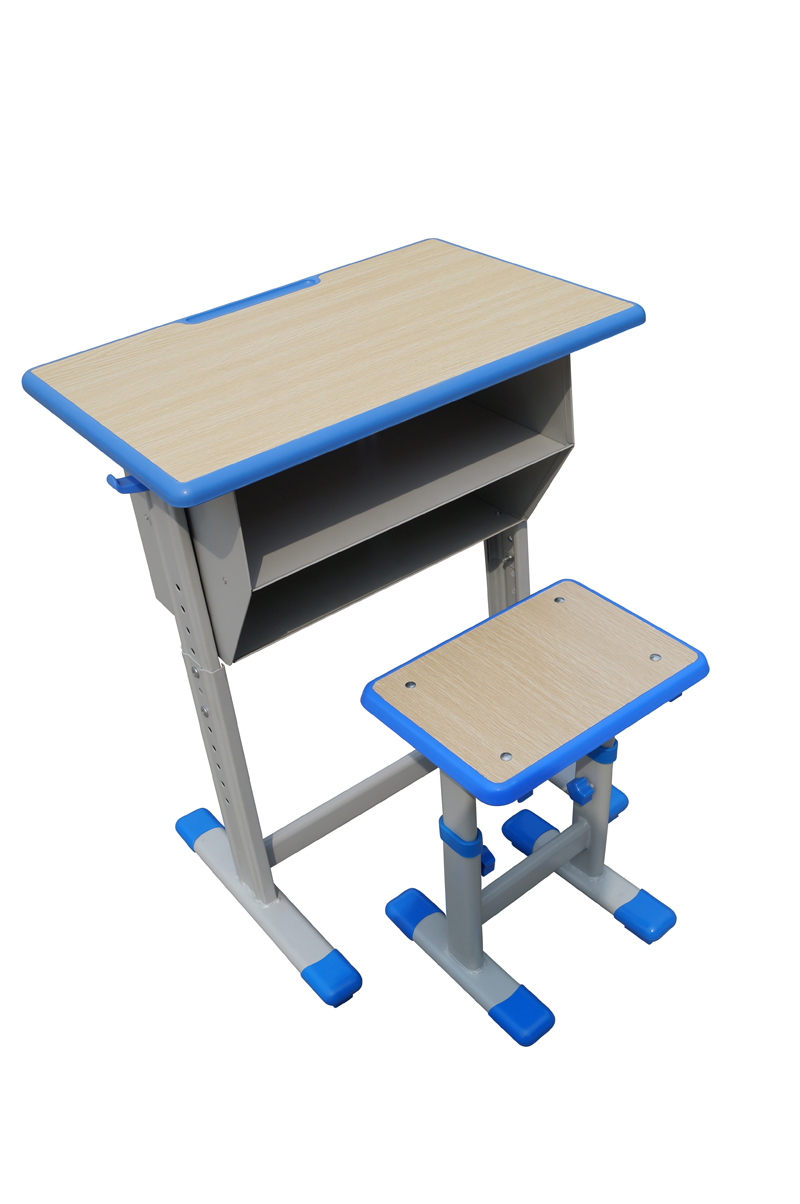 Furniture-Double Drawer School Desk and Chair Lb-D/C-005