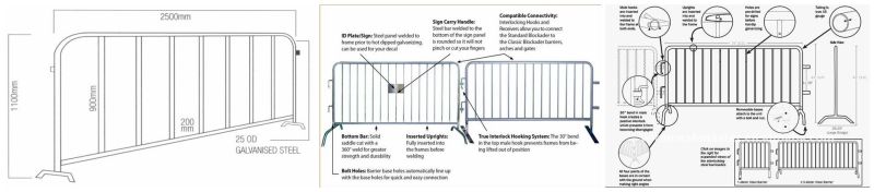 ISO 9001 Crowd Control Barrier