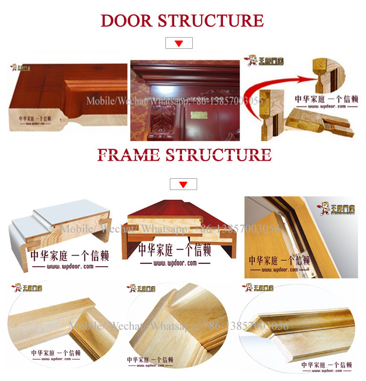 High-Grade Indoor Solid Wood Painting Doors for Country House