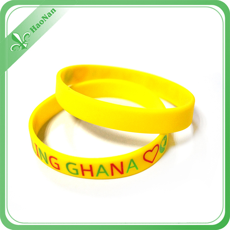 Newly Fashion Promotional Drop Rubber Wristband