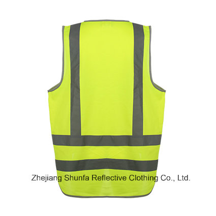 High Visibility Reflective Safety Breathable Vest with AS/NZS