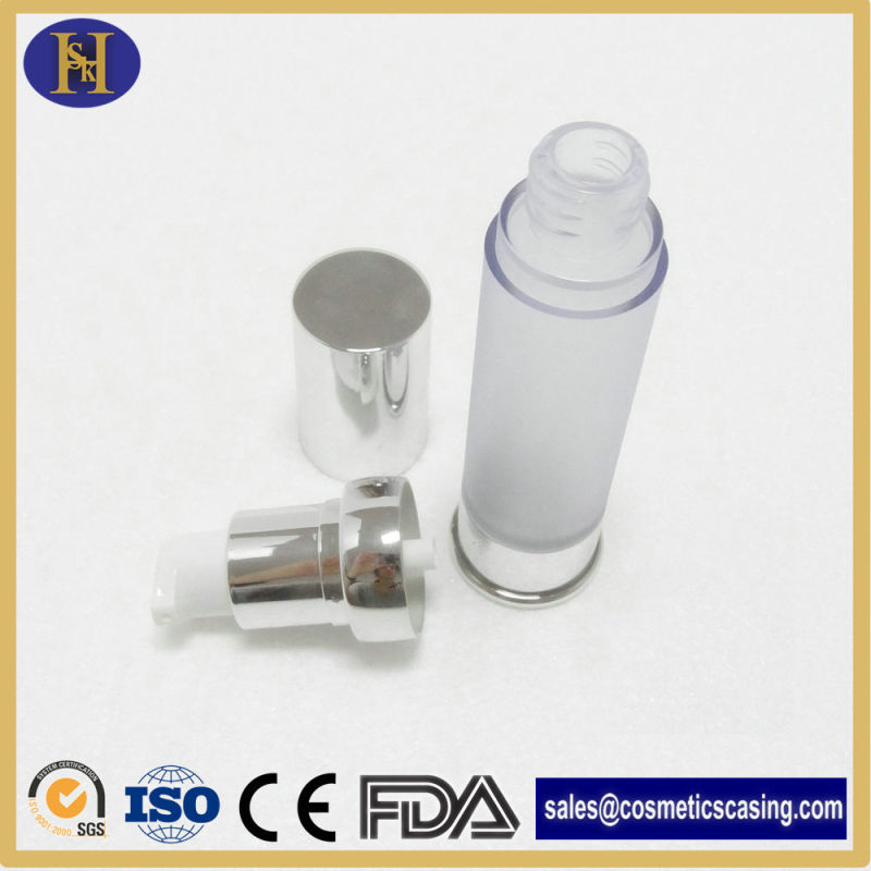 Cosmetics Packaging 30ml Empty Round Shoulder Airless Pump Bottle