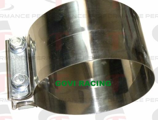 Accuseal Stainless Steel Single Bolt Exhaust Narrow Band Clamp