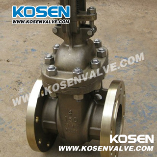 API Flanged Bronze Wedge Gate Valve (Z40)