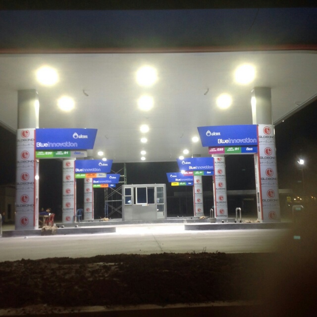 75W 110W 150W IP66 LED Ceiling Recessed Canopy Lights for Gas Station