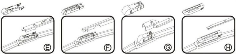 Top-Seller in European Market Windscreen Wiper Brush Fit for 99% Cars