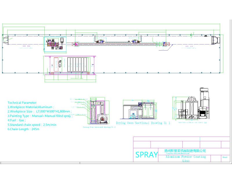 Aluminum Powder Coating Line