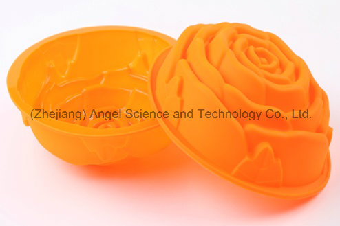 Big Rose Flower Silicone Cake Mold Silicone Cake Pan Sc08