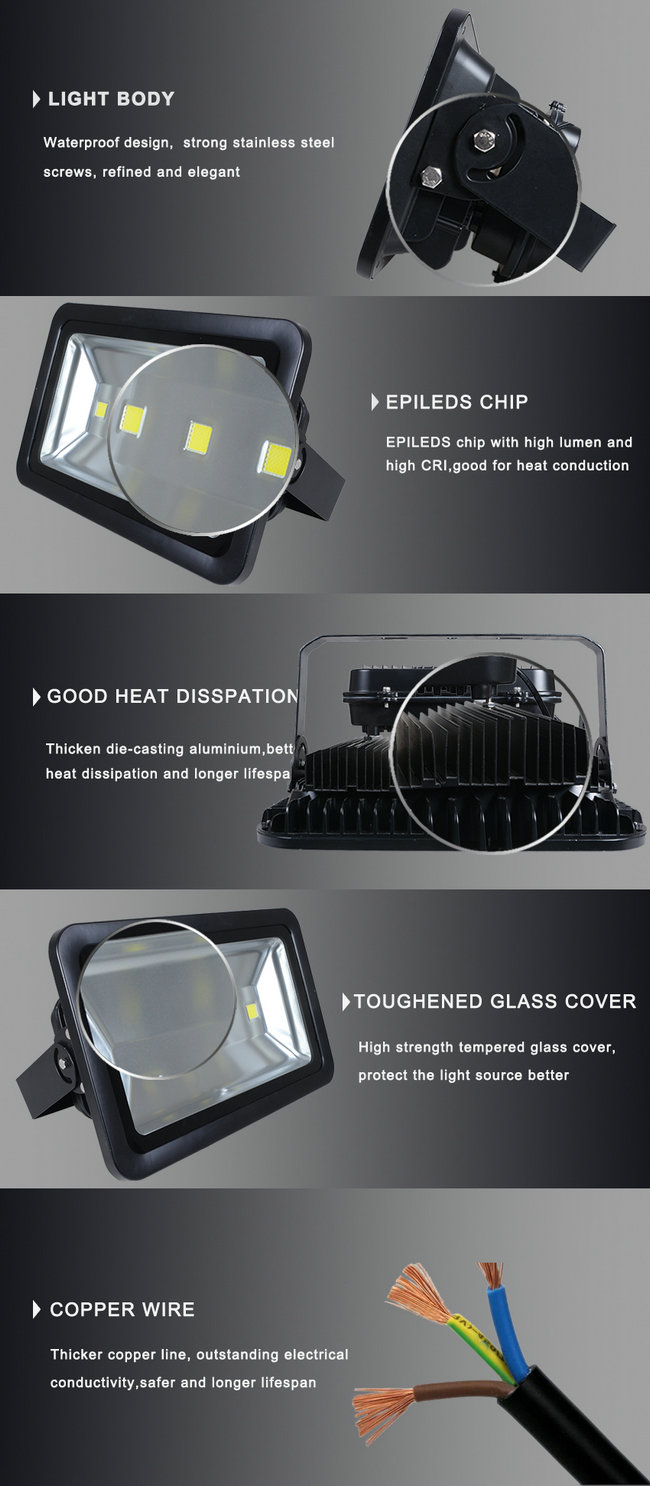 High Quality 200W LED Flood Light for Outdoor Lighting