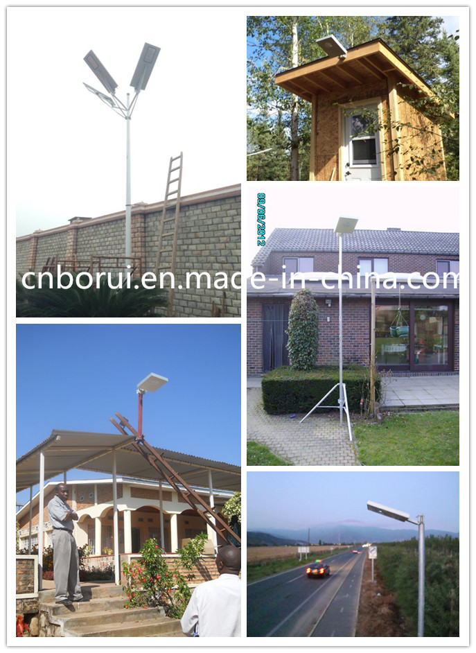 China Manufacturer 15W 20W 30W 45W All in One Solar Street Light, LED Street Light with Lithium Battery Well