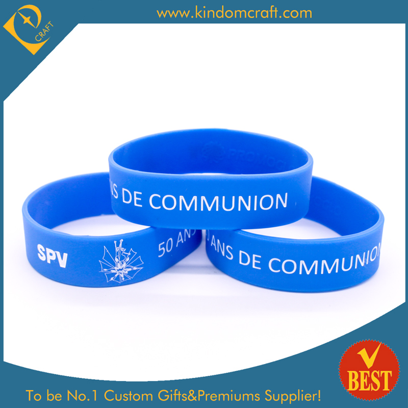 Wholesale Special Size Silicone Wristbands with Inner Logo