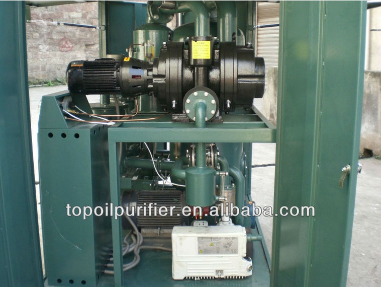 High Efficient 6000L/H Vacuum Transformer Oil Refinery Plant