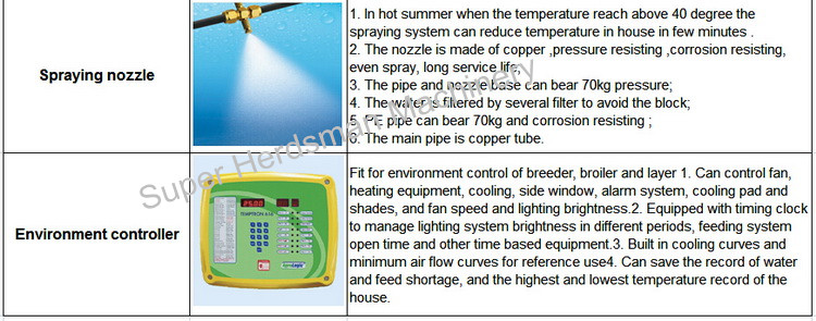 Full Set Automatic Poultry Farming Equipment for Breeder Chicken