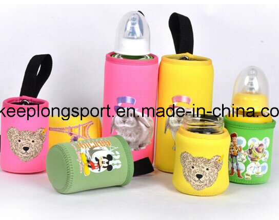 New Deisgn Custom Neoprene Baby's Bottle Holder, Neoprene Baby's Bottle Cooler Bag