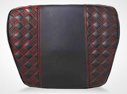 Car Back Support Pillow Lumbar Cushion-Red