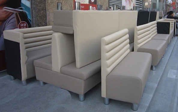 Factory Price Modern Wooden Restaurant Sofa