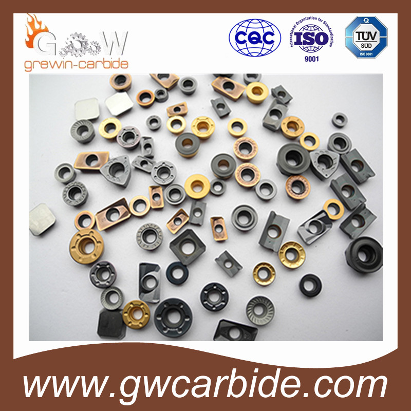 Indexable Turning Milling Carbide Inserts with CVD PVD Coating