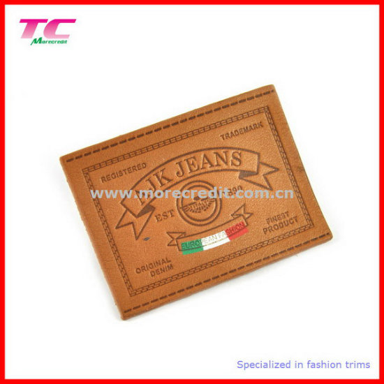 Branded Jacket Genuine Leather Patch