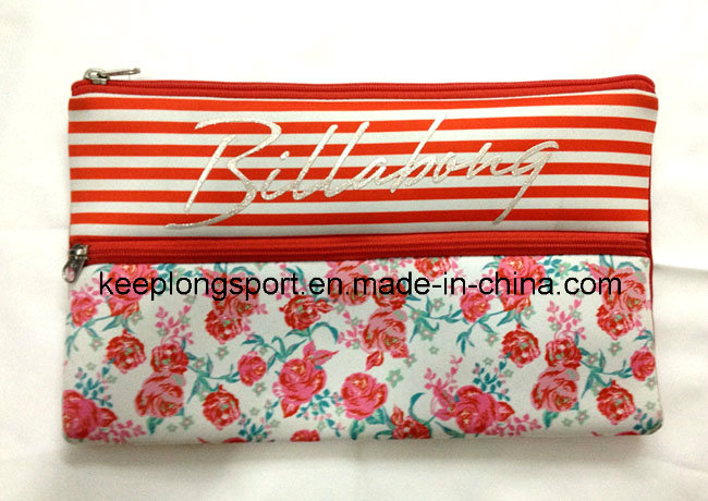 Customized Waterproof Neoprene Pencil Case, Neoprene Pencil Bag