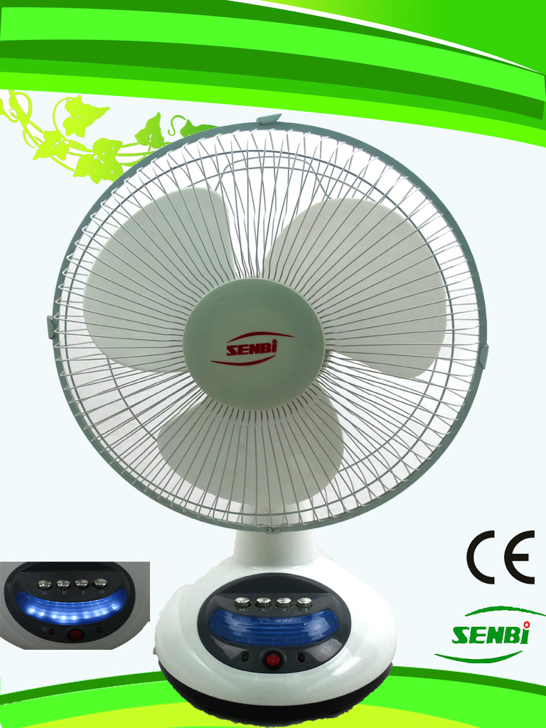 12 Inches Rechargeable Table Fan (FT-30DC-RD)