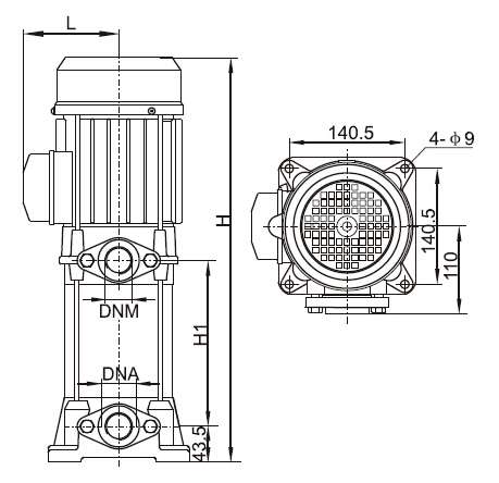 Centrifugal Pressure Boosting Multistage Pumps