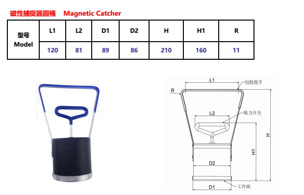 Customized Magnetic Catcher with Magnet