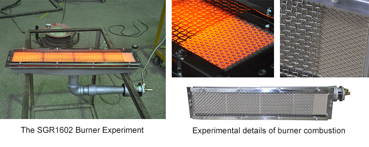 Gas Infrared Burner for Powder Coating (GR-1602)