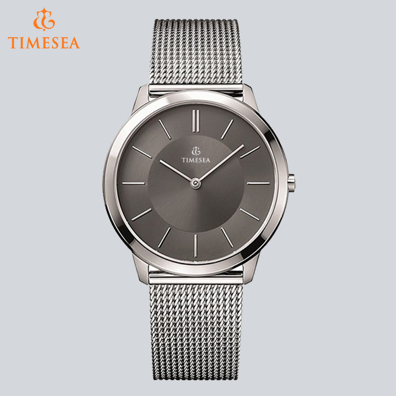 Stainles Steel Simple Mesh Band Watch for European People 72529